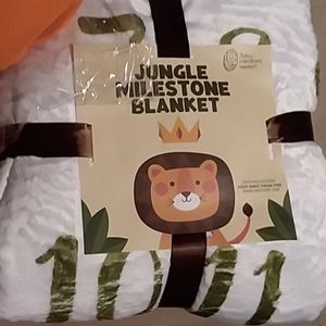 NIP☆Jungle Milestone Baby Blanket